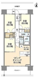 クレヴィア豊洲 6階 間取り図