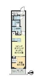 Brun Pilier日本橋 702 間取り図