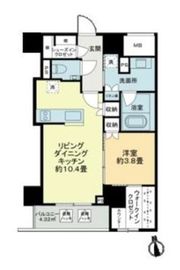Brun Pilier日本橋 603 間取り図
