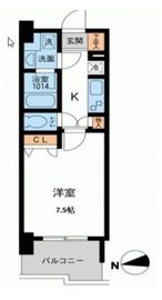 プライマル浅草橋 402 間取り図
