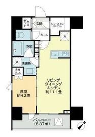 サンウッド東日本橋フラッツ 5階 間取り図
