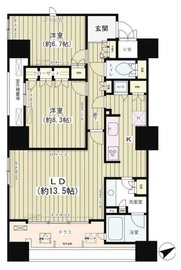 エンブレムコート明石町 1005 間取り図