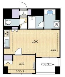 ベリスタ横浜 214 間取り図