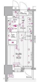 グランド・ガーラ桜木町駅前 11階 間取り図