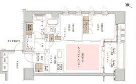 プレミスト東銀座築地エッジコート 4階 間取り図