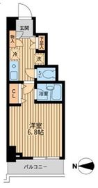 ドゥーエ西大島 503 間取り図