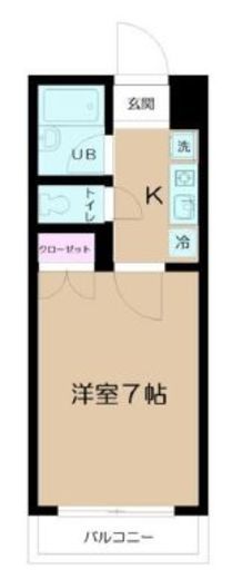 グリーンヒルズ泰明 205 間取り図