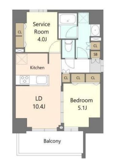 S-RESIDENCE板橋大山brim (エスレジデンス板橋大山ブリム) 601 間取り図