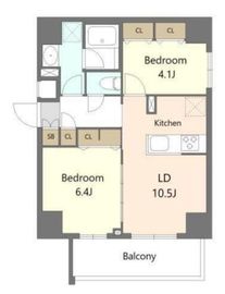 S-RESIDENCE板橋大山brim (エスレジデンス板橋大山ブリム) 602 間取り図