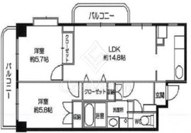 グレイス壱番館 201 間取り図