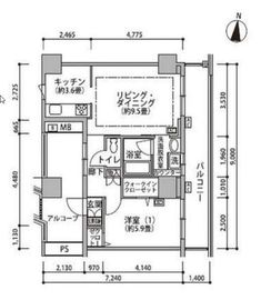 東雲キャナルコートCODAN 1109 間取り図