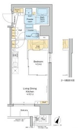 プラウドフラット大井町 603 間取り図
