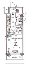 ラクラス横浜 808 間取り図