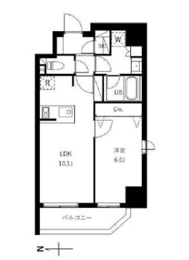 グランジット蔵前 603 間取り図