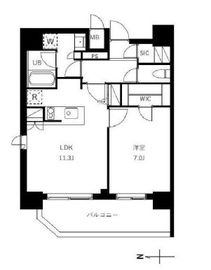 グランジット蔵前 901 間取り図