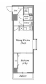 インプルーブ白金 506 間取り図