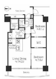 M.M.TOWERS FORESIS (エムエムタワーズフォレシス) 15階 間取り図