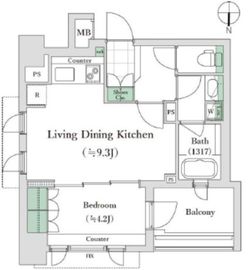 シティハウス代々木ステーションコート 11階 間取り図