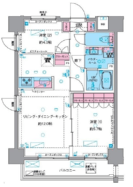 ジェノヴィア浅草5スカイガーデン 10階 間取り図
