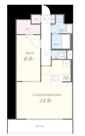 N residence SUMIYOSHI (エヌレジデンススミヨシ) 209 間取り図