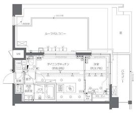 ZOOM新宿西落合 7階 間取り図
