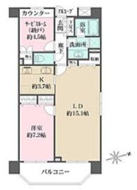 パロス白金 5階 間取り図