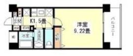 スタイリオ妙蓮寺 304 間取り図