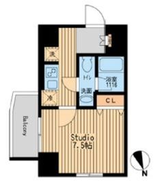 プルス上十条 607 間取り図