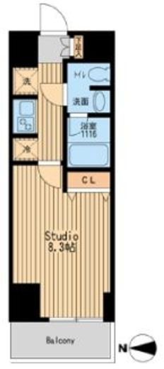 プルス上十条 303 間取り図