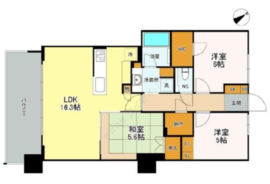 プラウドシティ蒲田 12階 間取り図