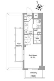 コンフォリア東葛西 901 間取り図