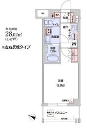 フレアージュ白金台 109 間取り図