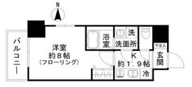 西田マンション 601 間取り図