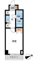 Cassia Kawasaki Residence (カッシア川崎レジデンス) 504 間取り図