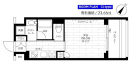 ステージグランデ新川 6階 間取り図