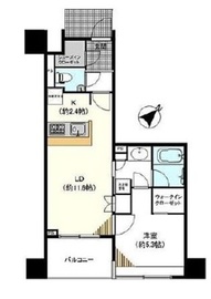 アスコットパーク日本橋久松町 7階 間取り図