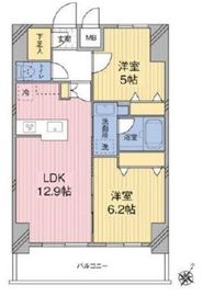 MODIER HATAGAYA (モディア幡ヶ谷) 1階 間取り図
