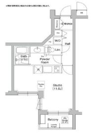 コンフォリア原宿 206 間取り図