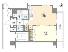 KENEDIX藤沢 7階 間取り図
