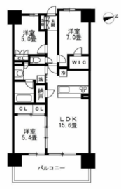 ファーストリンクレジデンス 13階 間取り図
