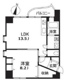 マーヴェラスガーデンコート 3階 間取り図