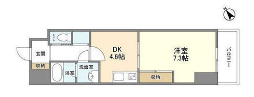 オーキッドレジデンス板橋 906 間取り図