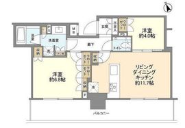 アトラスタワー五反田 23階 間取り図