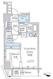 パークアクシス神保町 1001 間取り図