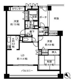 シーアイマンション池上 512 間取り図