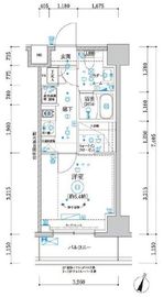RELUXIA横濱吉野町Ⅲ (リルシア横濱吉野町Ⅲ) 8階 間取り図