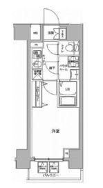 ジェノヴィア川崎駅グリーンヴェール 1203 間取り図
