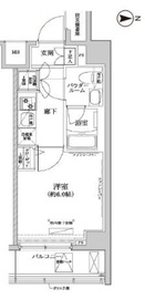 レアライズ新丸子 6階 間取り図