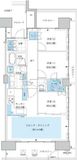 HARUMI FLAG PARK VILLAGE (晴海フラッグ パークヴィレッジ) 14階 間取り図