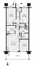 ピエス綱島 701 間取り図